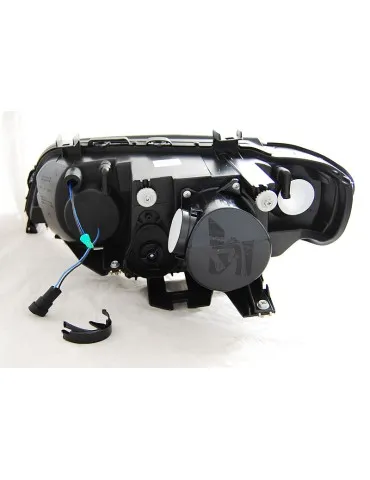 Phares au xénon noirs pour BMW X5 E53 09.99-10.03