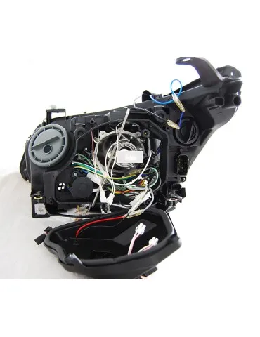Phares au xénon noirs pour BMW E60/E61 05-07