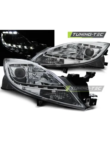 Phares à LED chromés pour MAZDA 6 II 10-12