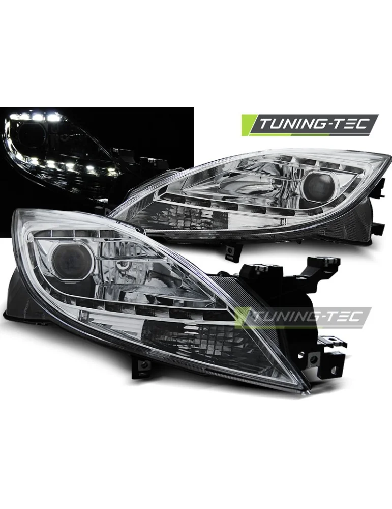 Phares à LED chromés pour MAZDA 6 II 10-12