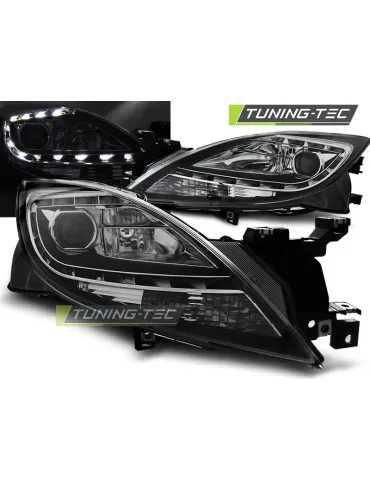Phares à LED noirs pour MAZDA 6 II 10-12
