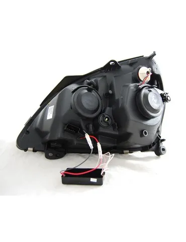 Phares noirs pour RENAULT CLIO II 06.01-09.05