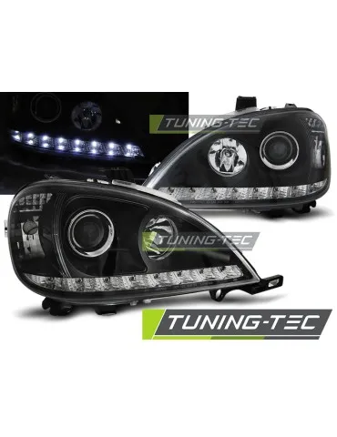 Phares à LED noirs pour MERCEDES W163 ML M-KLASA 09.01-05