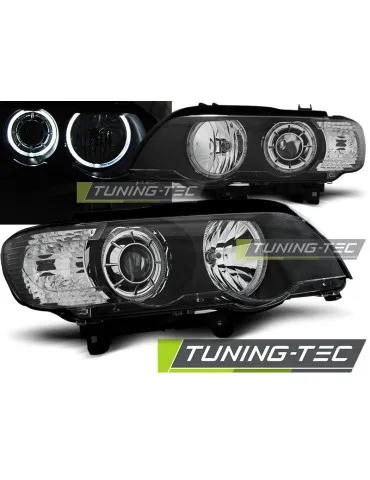 Phares à LED noirs pour BMW X5 E53 09.99-10.03