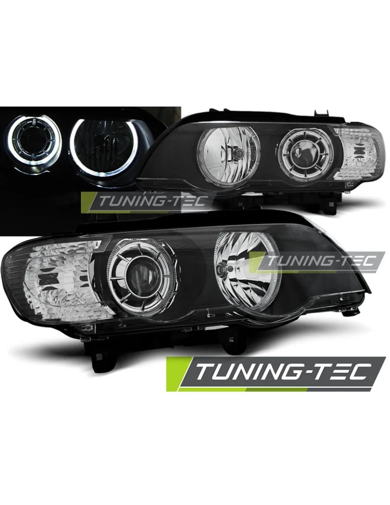 Phares à LED noirs pour BMW X5 E53 09.99-10.03