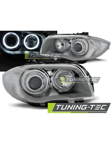 Phares chromés pour BMW 1 E87/E81/82/88 04-11
