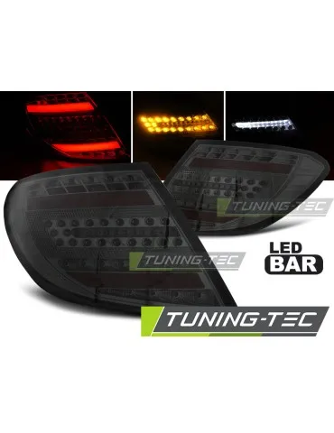 Feux arrière à LED fumés pour MERCEDES C-KLASA W204 Berline 07-10