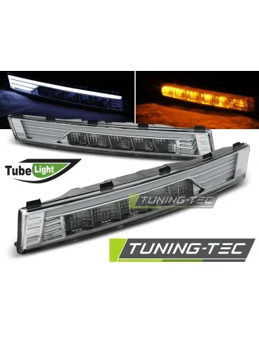 Clignotants avant à LED chromés pour VW PASSAT B6 04.05-09.10