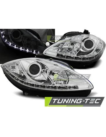 Phares à LED chromés pour SEAT LEON ALTEA 09-12