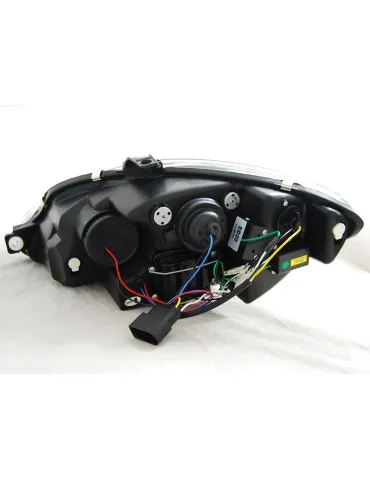 Phares à LED noirs pour SEAT LEON ALTEA 09-12
