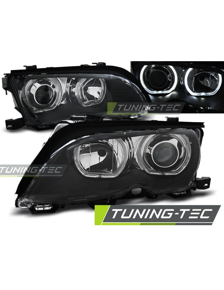 Phares à LED noirs pour BMW E46 09.01-03.05