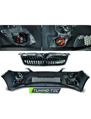 Pare-chocs avant pour SKODA FABIA II 10.10-06.14
