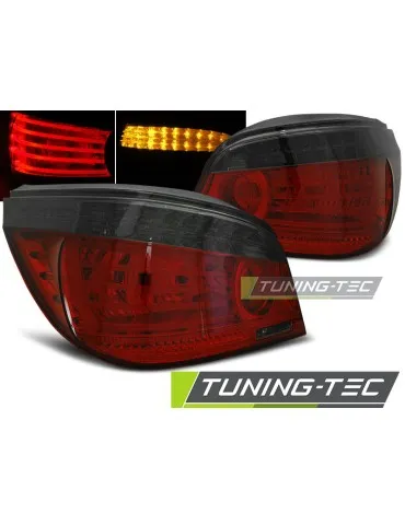 Feux arrière à LED fumés rouges pour BMW E60 07.03-07