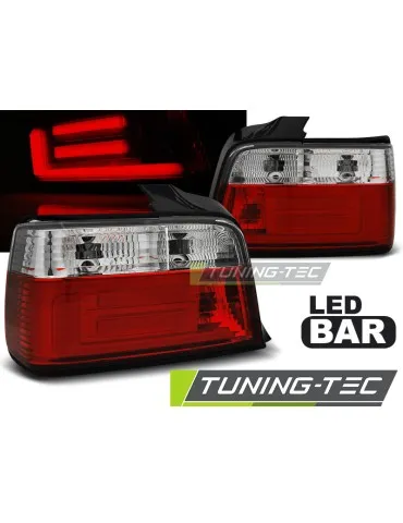 Feux arrière à LED rouges pour BMW E36 12.90-08.99 Berline