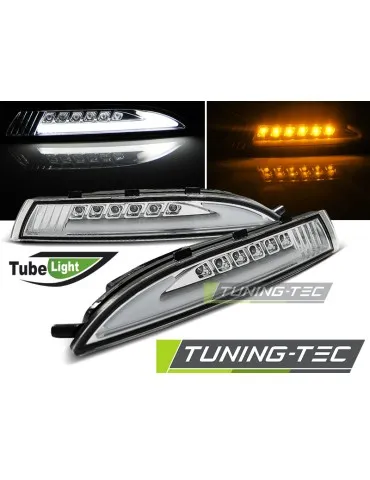 Clignotants avant à LED chromés pour VW SCIROCCO 08-04.14