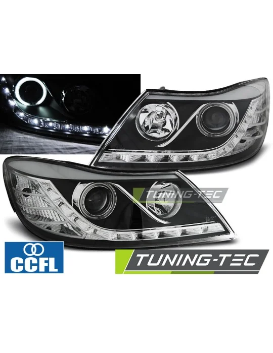 Phares à LED noirs pour Skoda Octavia (2009 - 2012)