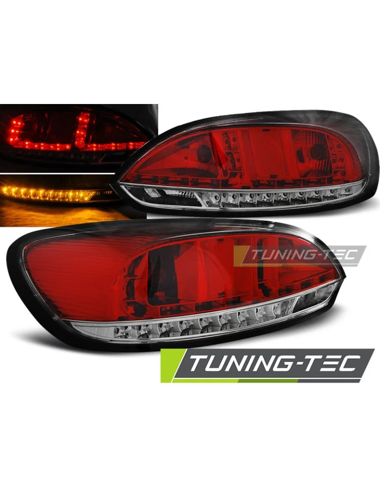 Feux arrière à LED rouges blancs pour VW SCIROCCO III 08-04.14