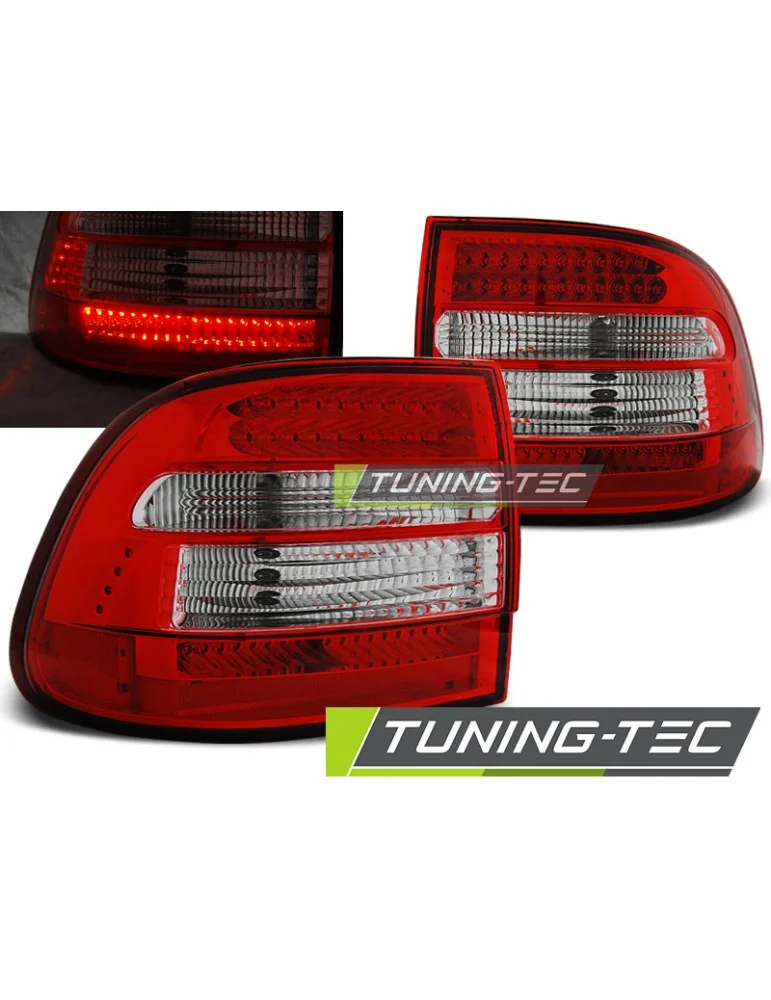 Feux arrière à LED rouges blancs pour PORSCHE CAYENNE 02-06