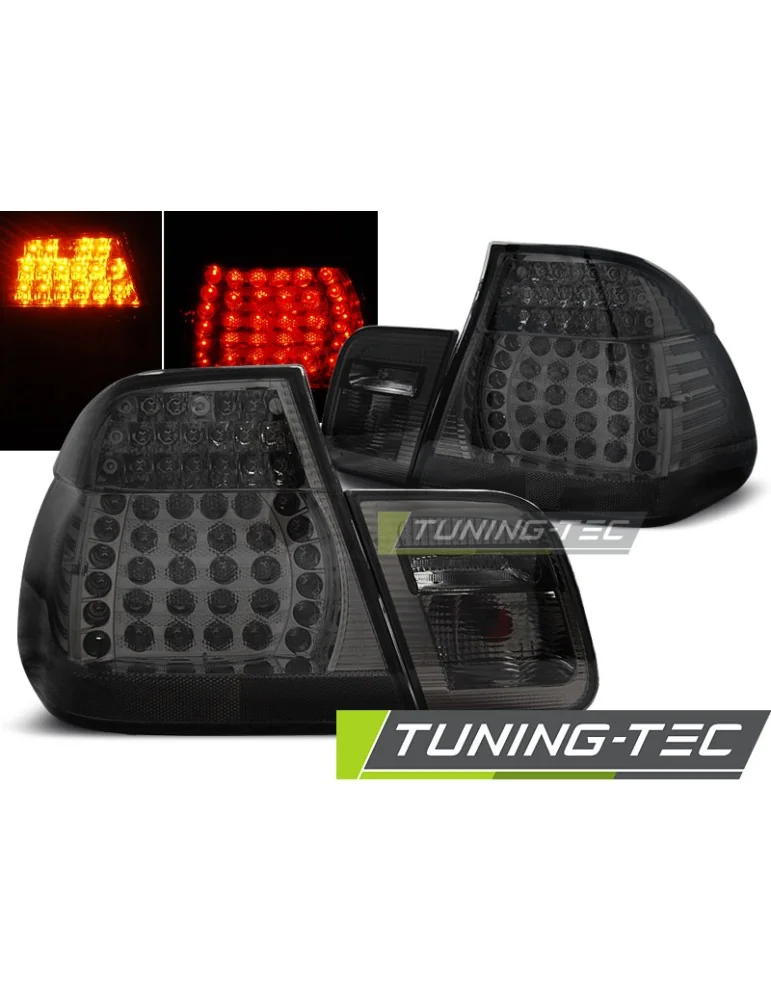Feux arrière à LED fumés pour BMW E46 05.98-08.01
