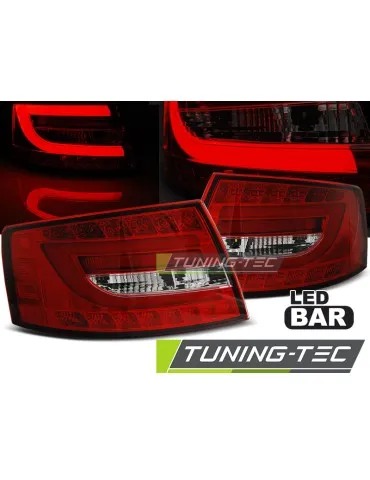 Feux arrière à LED rouges blancs pour AUDI A6 C6 Berline 04.04-08 6PIN