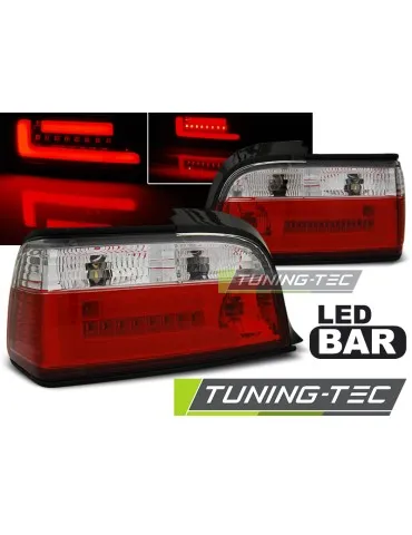 Feux arrière à LED rouges pour BMW E36 12.90-08.99 C/C