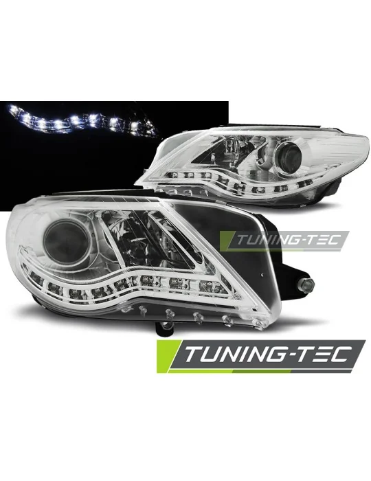 Phares à LED chromés pour VW Passat CC (2008 - 2012)