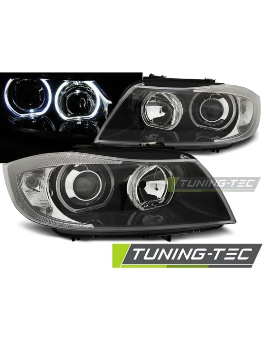 Phares à LED noirs pour BMW E90/E91 (2005 - 2011)