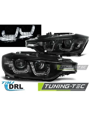 Phares à LED noirs pour BMW F30/F31 10.11 05.15