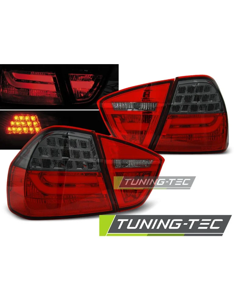 Feux arrière à LED fumés rouges pour BMW E90 03.05-08.08