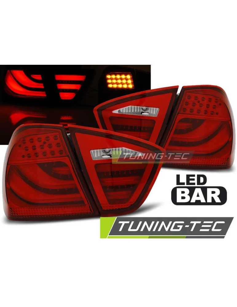 Feux arrière à LED rouges pour BMW E90 03.05-08.08