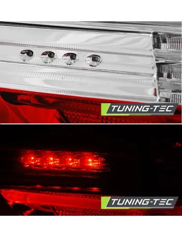 Feux arrière à LED rouges blancs pour BMW E60 07.03-07