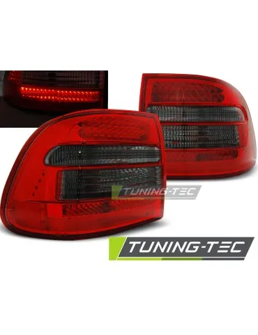 Feux arrière à LED fumés rouges pour PORSCHE CAYENNE 02-06