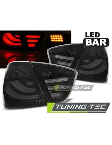 Feux arrière à LED noirs fumés pour BMW E90 03.05-08.08