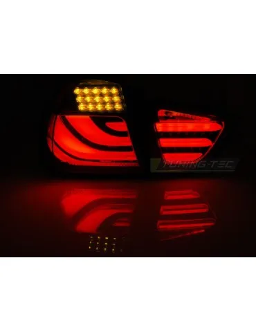 Feux arrière à LED noirs fumés pour BMW E90 09-11
