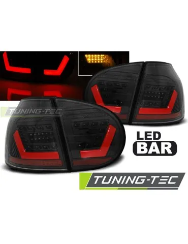 Feux arrière à LED noirs pour VW GOLF 5 10.03-09