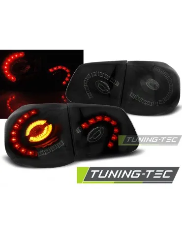 Feux arrière à LED noirs fumés pour VW TIGUAN 10.07-11