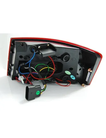 Feux arrière à LED chromés pour AUDI A6 C6 Berline 04.04-08 6PIN