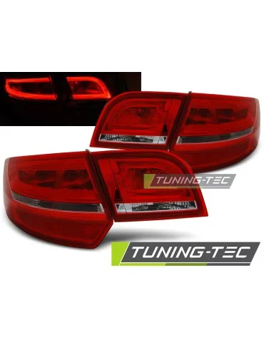 Feux arrière à LED rouges blancs pour AUDI A3 8P 04-08 SPORTBACK