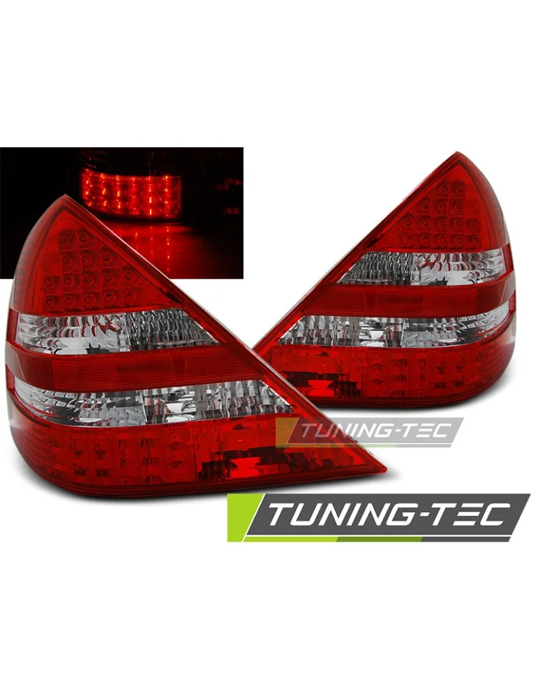 Feux arrière à LED rouges blancs pour MERCEDES R170 SLK 04.96-04