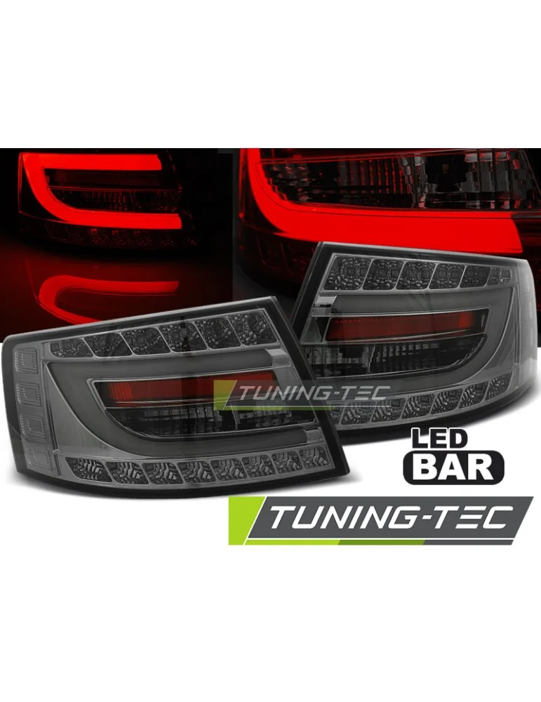 Antibrouillards à LED fumés pour AUDI A6 C6 Berline 04.04-08 7PIN