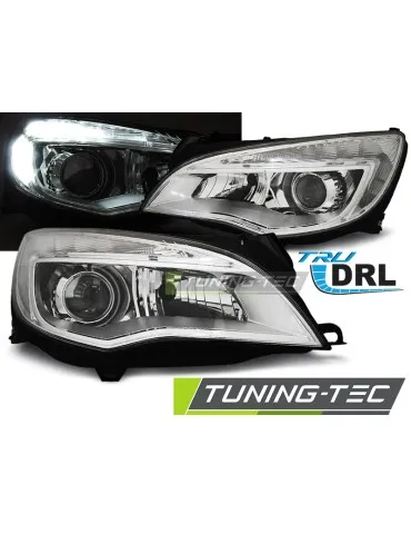Phares chromés pour OPEL ASTRA J 10-12 TRU