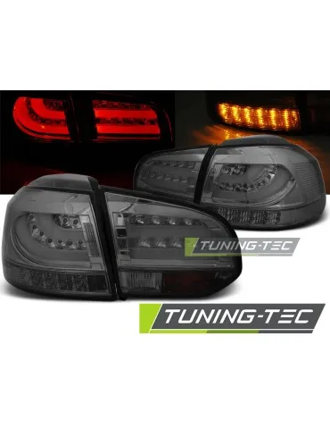 Feux arrière à LED fumés pour VW GOLF 6 10.08-12