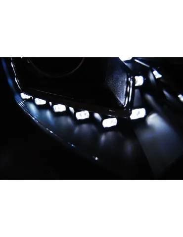 Phares à LED noirs pour FORD FOCUS MK3 11- 10.14