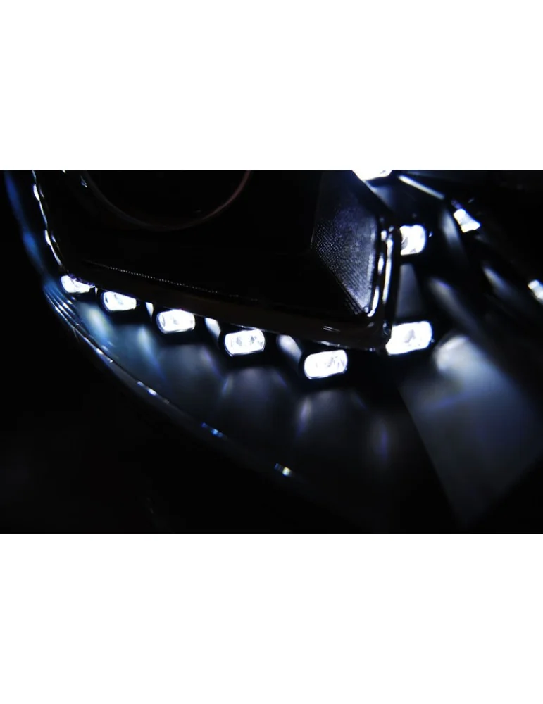 Phares à LED noirs pour FORD FOCUS MK3 11- 10.14