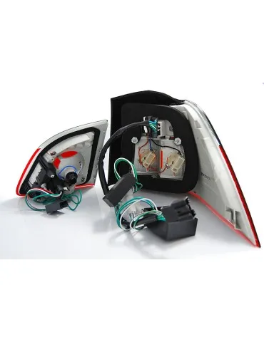 Feux arrière à LED fumés rouges pour BMW E61 04-03.07 Break