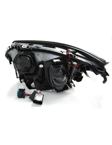 Phares à LED noirs pour BMW E60/E61 03-07
