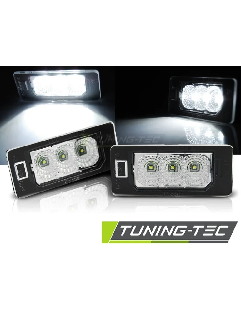 Éclairage de plaque à LED transparent pour AUDI Q5 A4 08-10 A5 TT VW PASSAT B6 Break