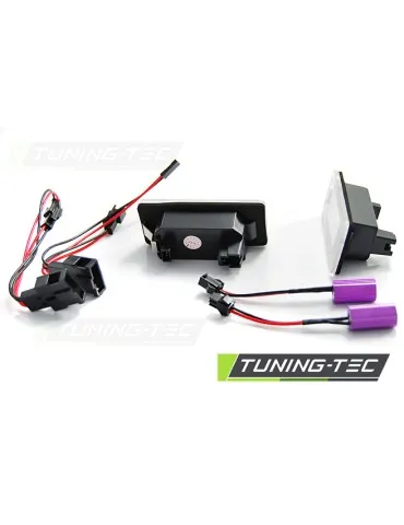 Éclairage de plaque à LED transparent pour AUDI Q5 A4 08-10 A5 TT VW PASSAT B6 Break