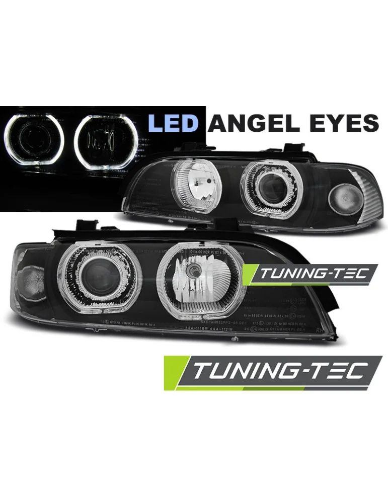 Phares à LED noirs pour BMW E39 09.95-06.03