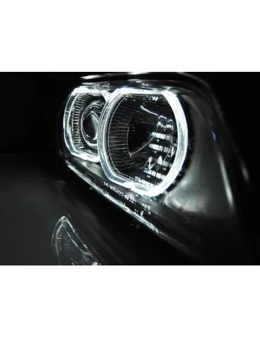 Phares à LED noirs pour BMW E39 09.95-06.03